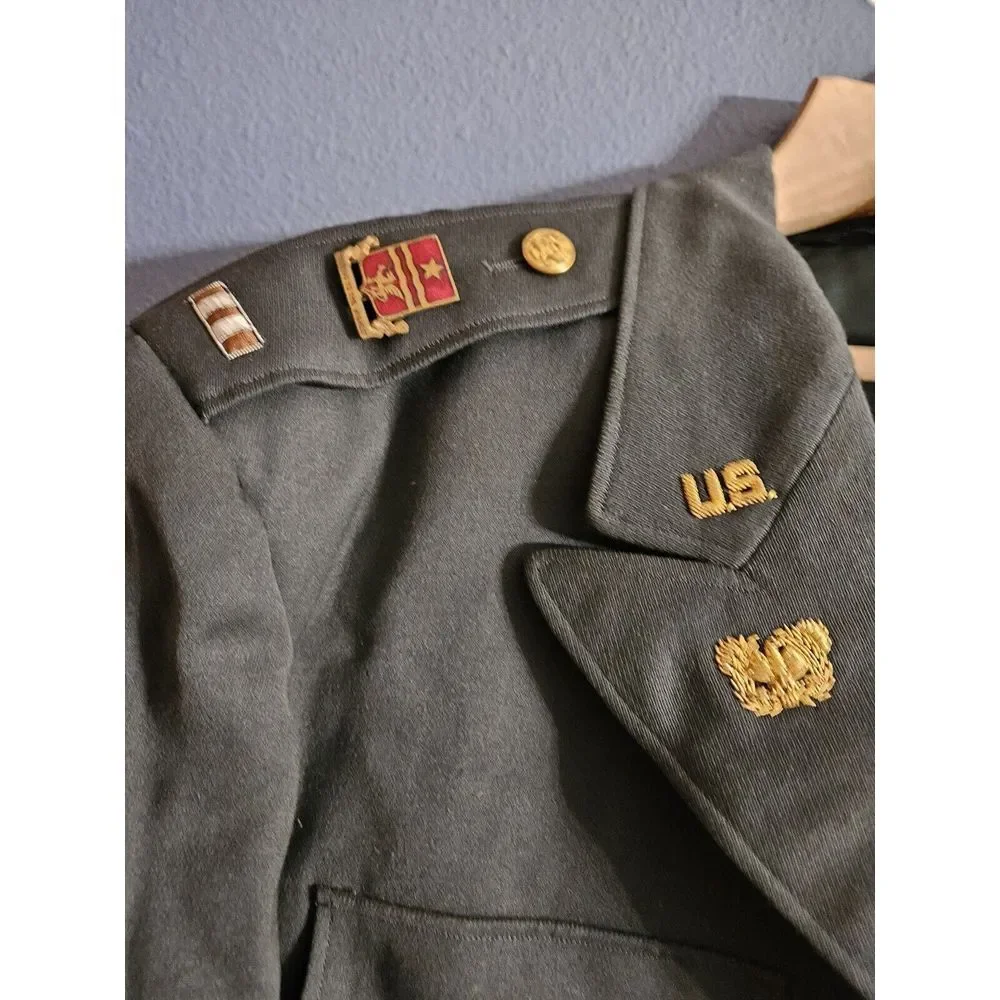 VERY RARE WWII U.S. Army Full‎ Dress Uniform, warrant officer Sixth Army 1953ish